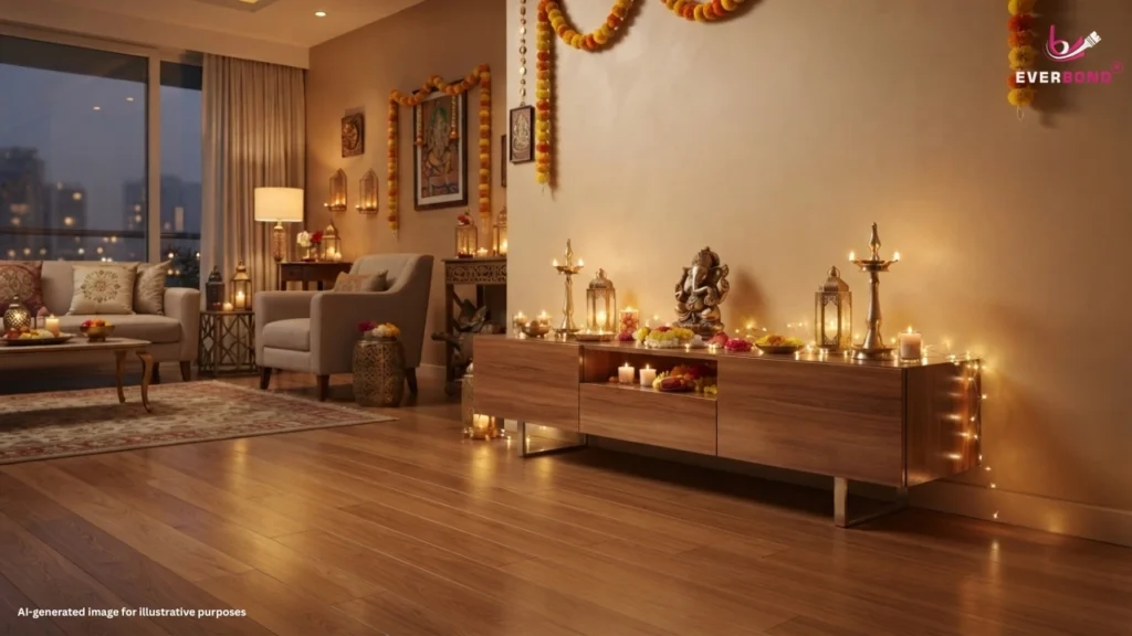 Diwali Makeover on a Budget: How to Get a Luxury Velvet Wall Finish for Less