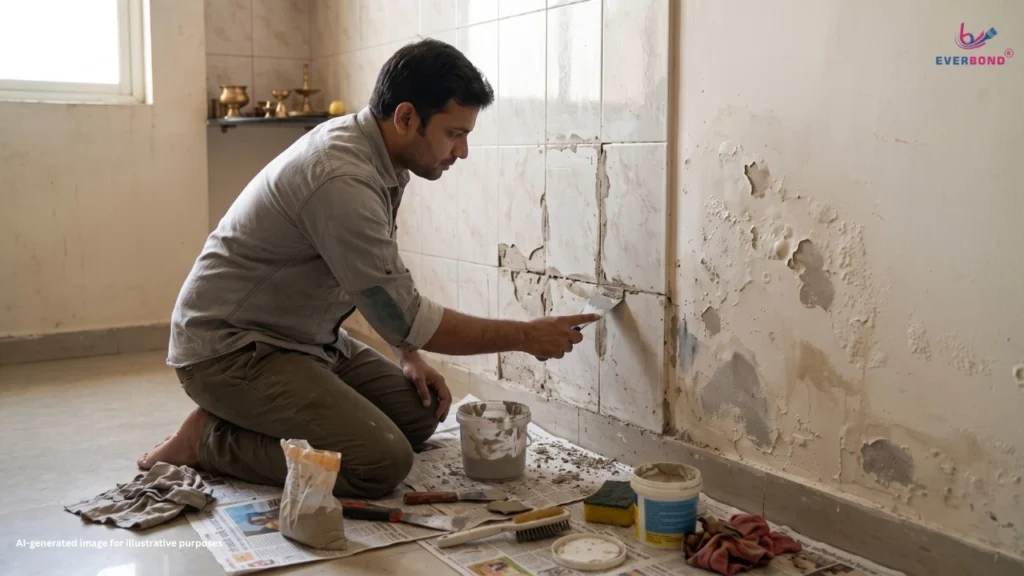 Pre-Festive Wall Repair: How to Fix Tile Grout Cracks and Damp Spots Before Diwali